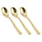 Smarty Had A Party Shiny Metallic Gold Mini Plastic Disposable Tasting Spoons (600 Spoons), 600PK 790-G-CASE - alternate 5